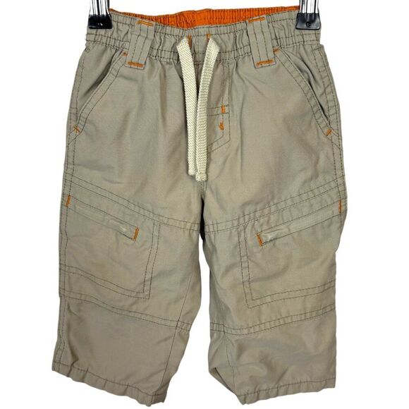 Old Navy Boys Tan snow pants Thick and lined Infant size 6-12 Months - Picture 1 of 9